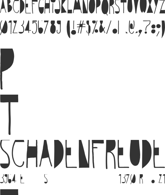 Avantgardiste 1934 font preview