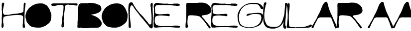 HotBone Regular font