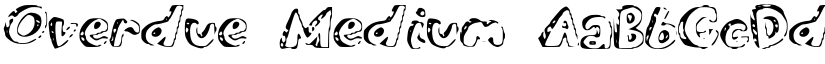 Overdue font download