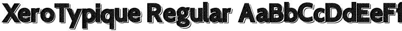 XeroTypique Regular font