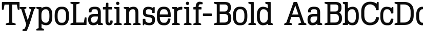 Typo Latin Serif font download