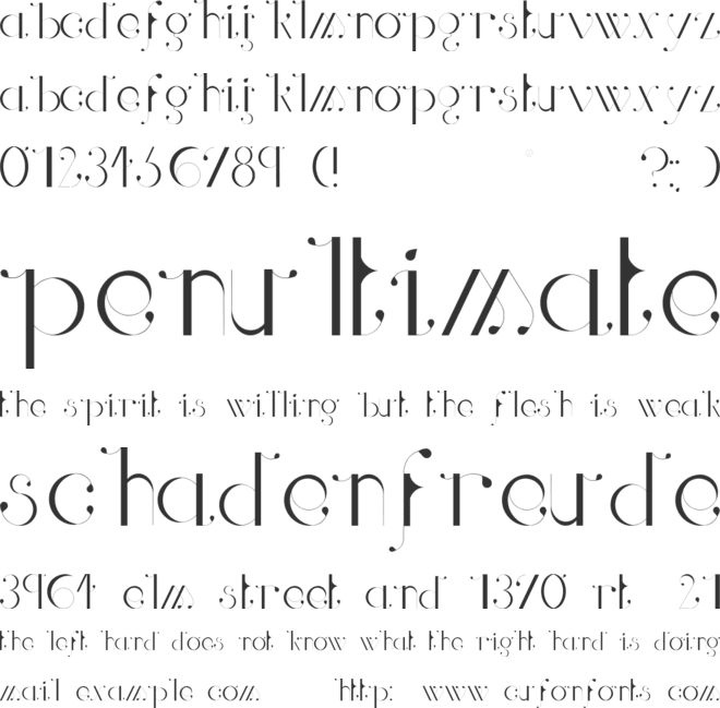 Marguerite font preview