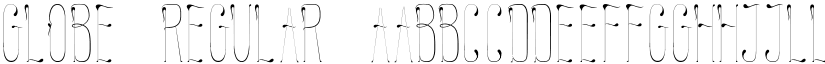 GLOBE Regular font