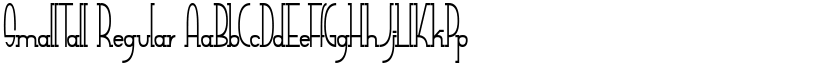 SmallTall Regular font