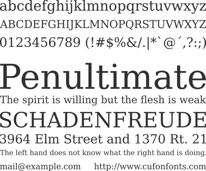 CheapProFonts Serif Pro font preview