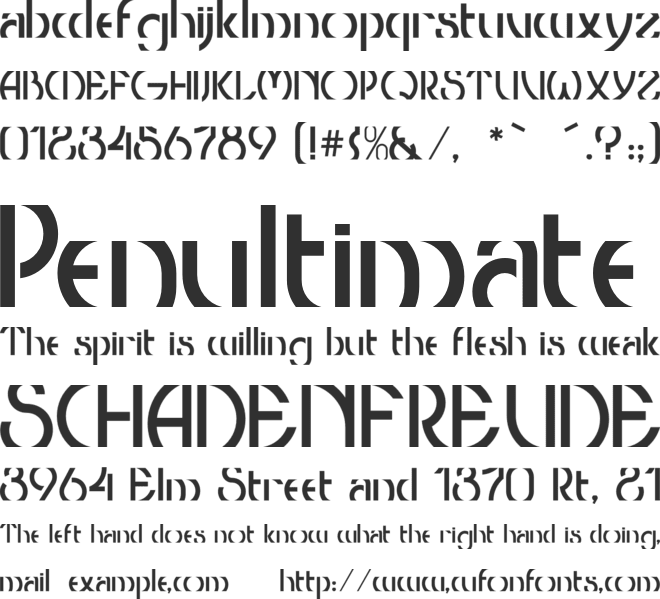 ThresholdCP font preview