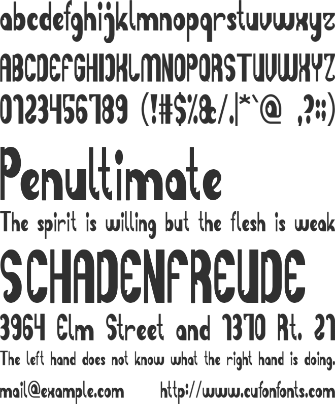 Funky Claw font preview