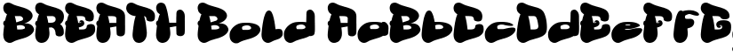 BREATH Bold font