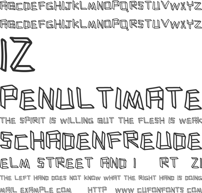 flatboard font preview