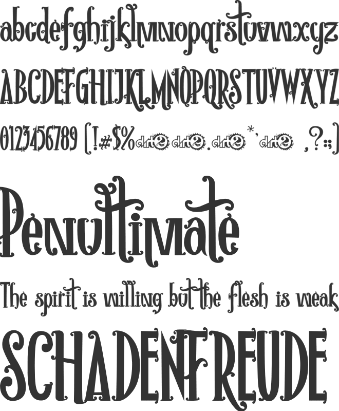 Rio Frescata Demo font preview