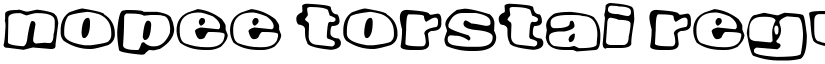 Nopee Torstai Regular font