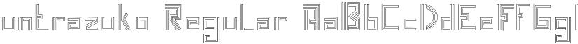 untrazuko Regular font