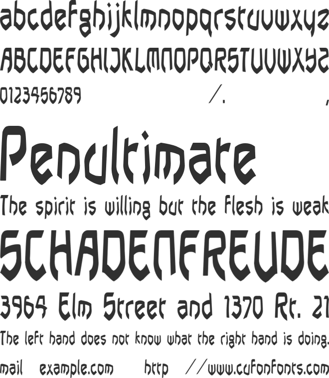 pasundan font preview