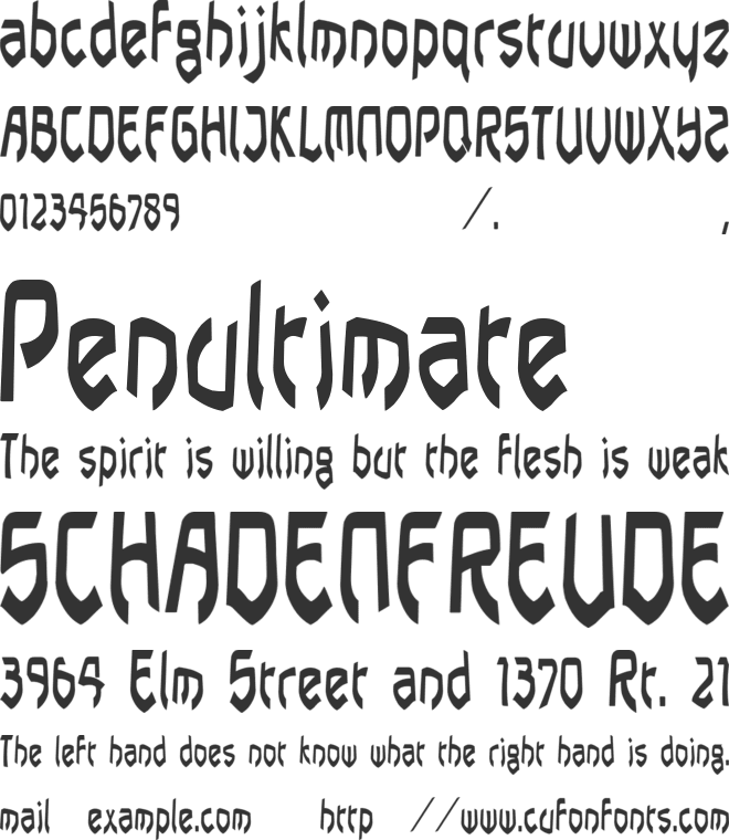 pasundan font preview