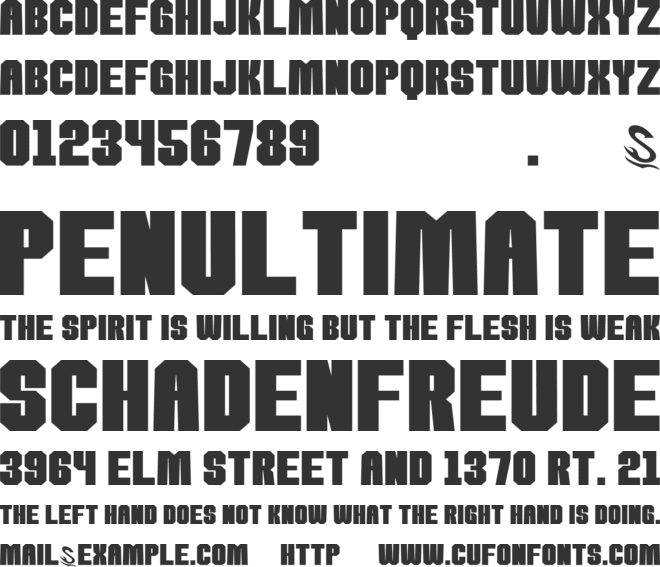 kamone 8__G font preview