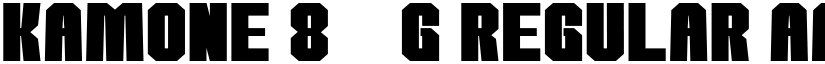 kamone 8__G Regular font