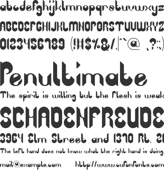 Heavy Metal Gaze font preview