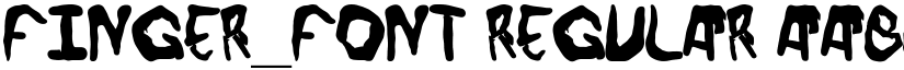Finger_font Regular font