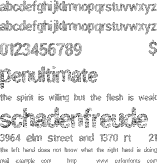 SpecialThird font preview