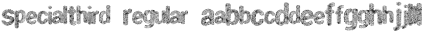 SpecialThird font download
