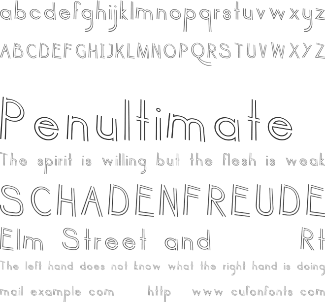 haru biru font preview