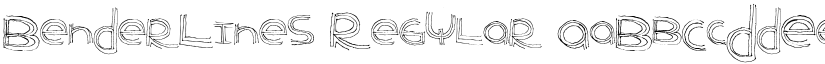 BenderLines font download