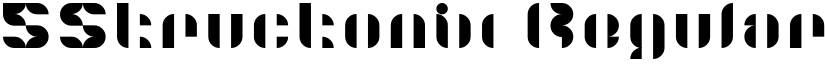 5Structonix font download