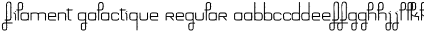 Filament Galactique font download