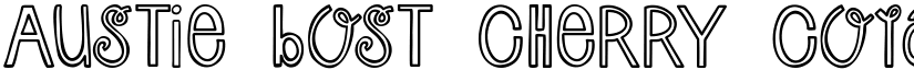 Austie Bost Cherry Cola Regular font