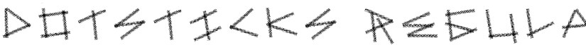 DotSticks font download