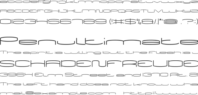 VICE VERSA font preview