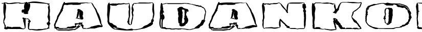 Haudankorva Regular font