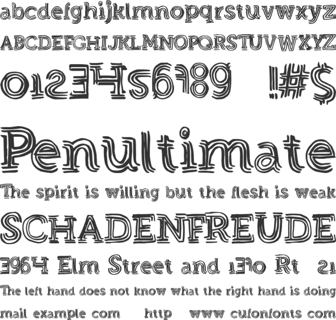 StrongEventDT font preview