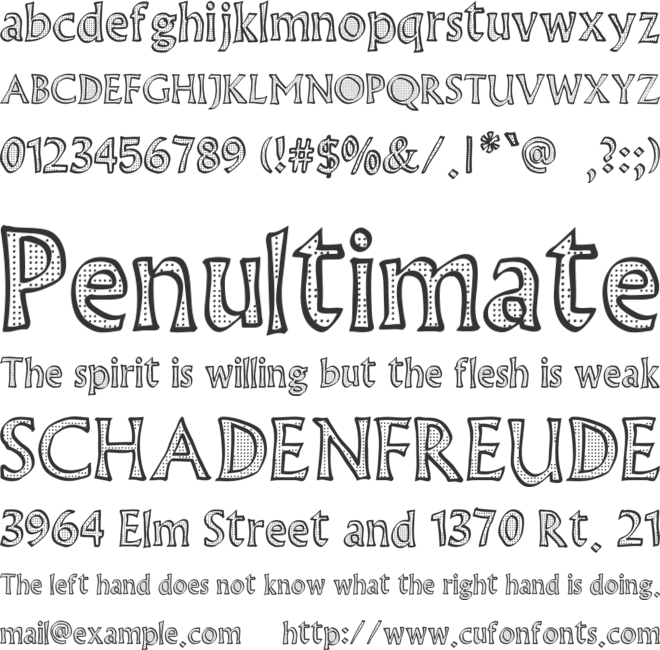 Angie in Love font preview