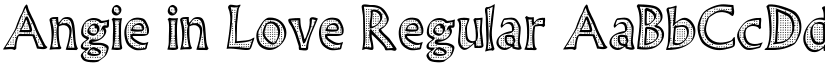 Angie in Love Regular font