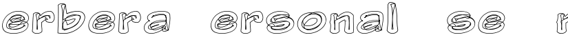 Gerbera Personal Use Only Regular font