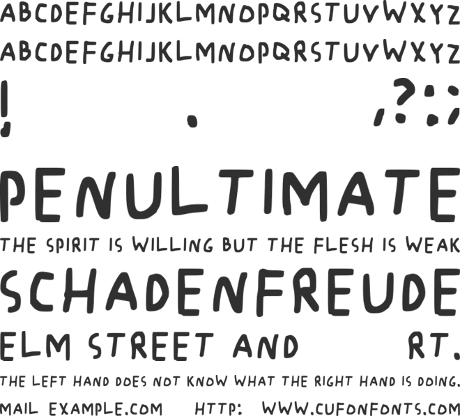 Mg Brush Version 2 font preview