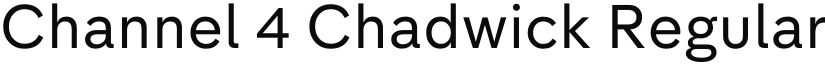 Channel 4 Chadwick font download