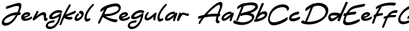 Jengkol Regular font