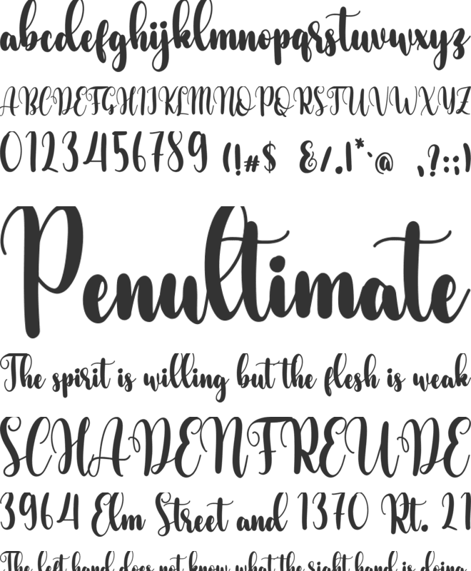 Storia font preview