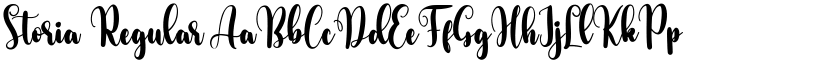 Storia Regular font