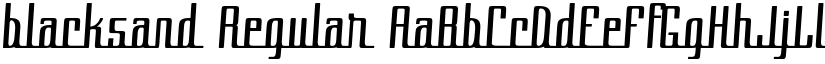 blacksand font download