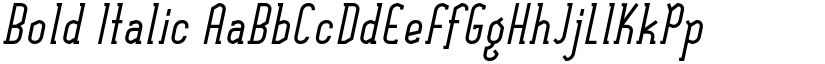 Bold Italic font