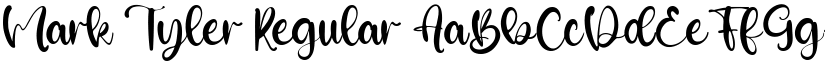 Mark Tyler Regular font