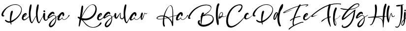 Delliga Regular font