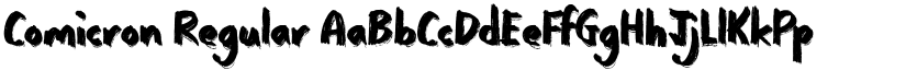 Comicron Regular font