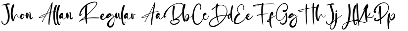 Jhon Allan font download