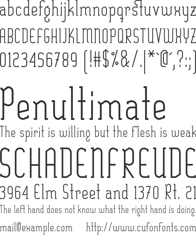 Sexything font preview