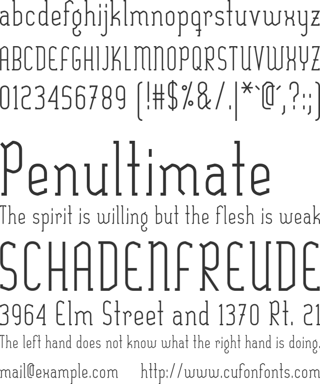 Sexything font preview