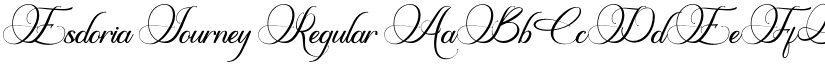 Esdoria Journey Regular font